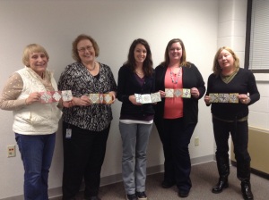 Five of the seven who had enrolled in the class. It was tons of fun, thank you, ladies!